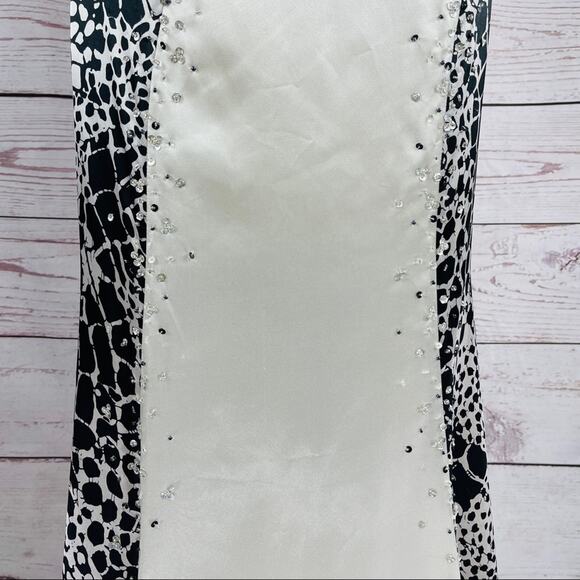 Night Moves animal print mermaid flare trumpet prom dress formal - Picture 4 of 16